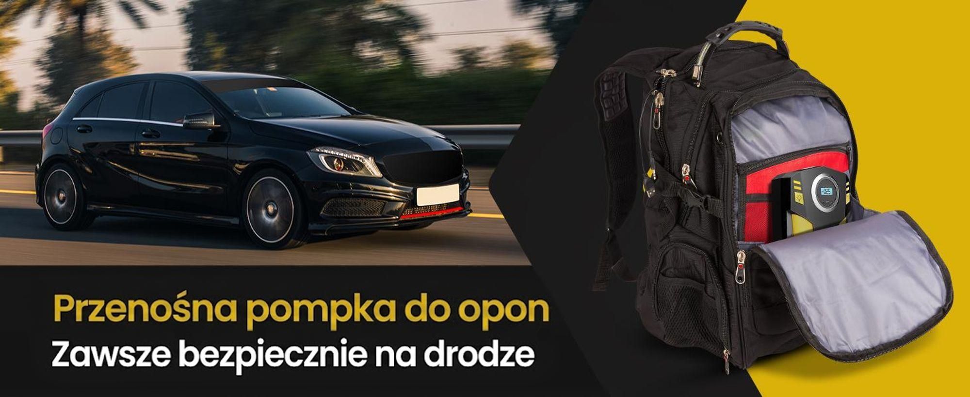 Olvy Kompresor powietrza do opon samochodowych 12 V, elektryczna pompa powietrza 10,3 bara, wyświetlacz cyfrowy, oświetlenie LED Mini kompresor do opon samochodowych 4 zawory