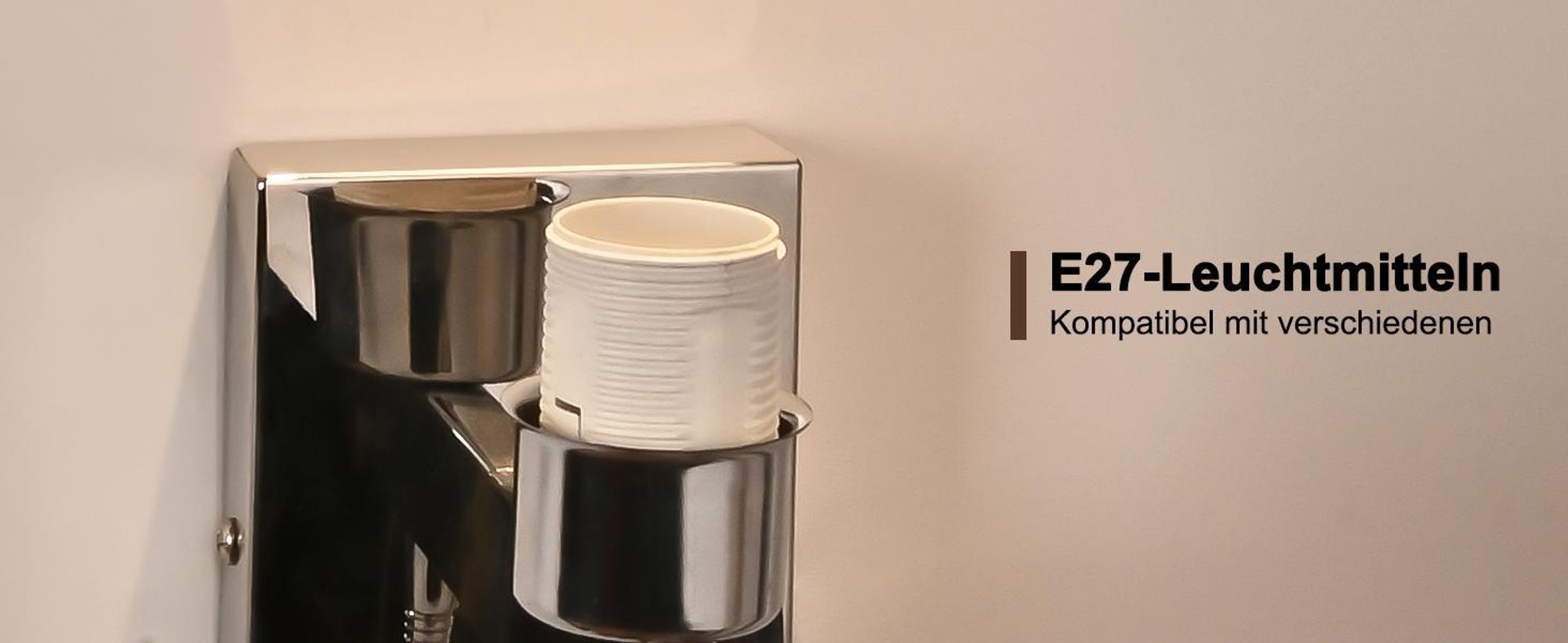 ZMH Applique da interno per camera da letto, lampada da parete, applique, nero, LED, orientabile a 360°, lampada da lettura, paralume in tessuto, attacco E27, illuminazione con interruttore, per hotel e corridoi