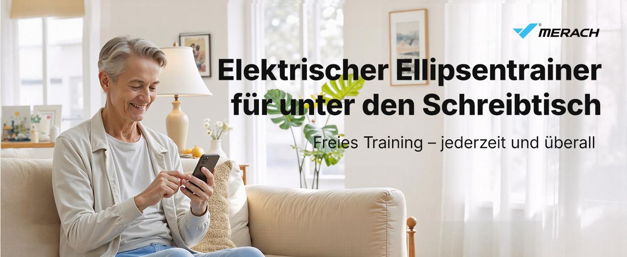 Mini Ellipsentrainer & Stepper – kompakter Crosstrainer mit 12 Geschwindigkeiten, LCD-Display, platzsparend, Heimtrainer für Beine & Po