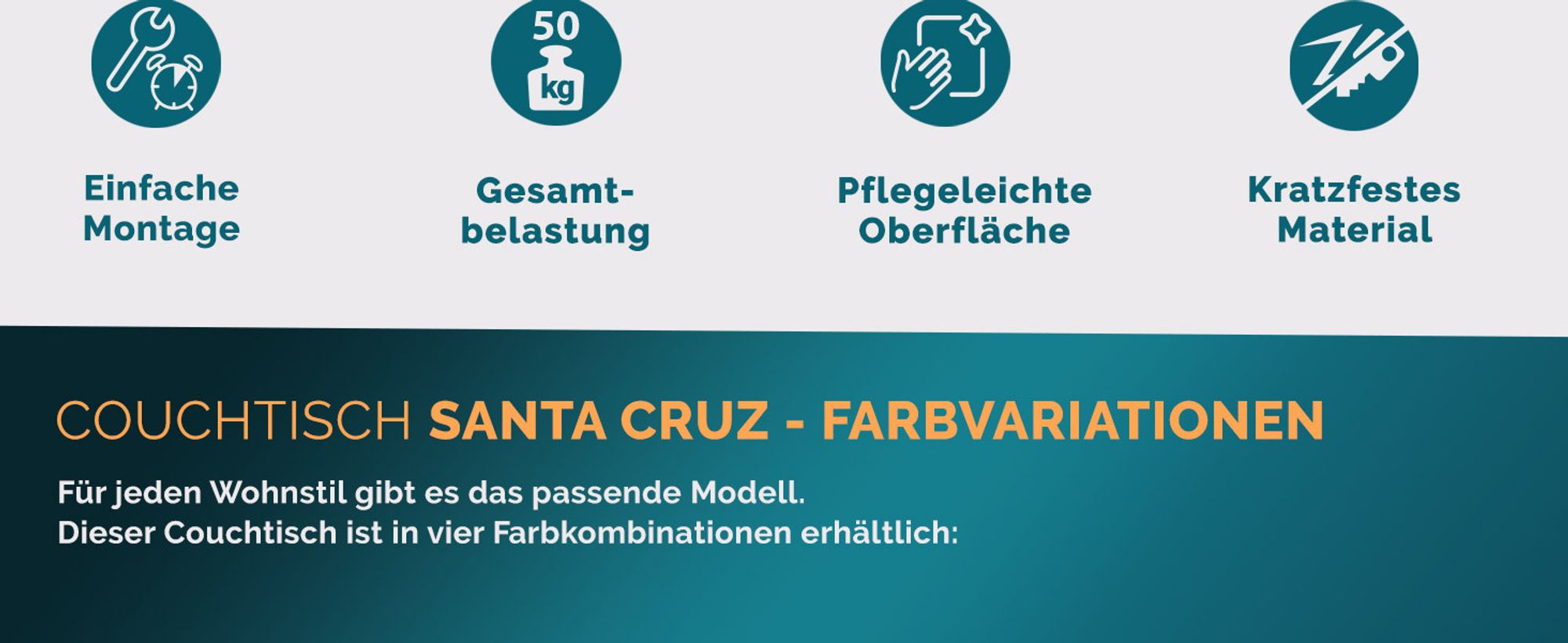 CASARIA® Couchtisch mit Stauraum Weiß Grau Holz Wohnzimmertisch 90 x 60 x 50 cm Ablage Kratzfest 50kg Belastbar Eckig Modern Sofa Couch Beistelltisch