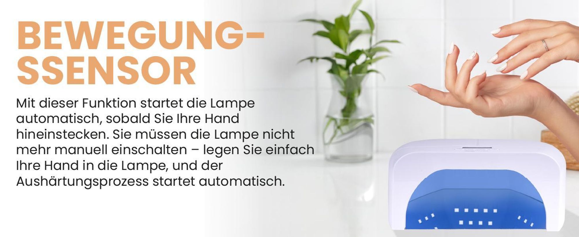 UV Nagellampe für Maniküre Pediküre Nail Lamp