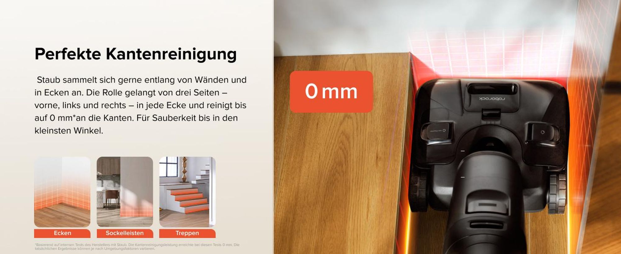 Roborock F25 ACE Pro Nass Trockensauger, 25000Pa, JetFoaming gegen Flecken, Anti-Haar-Verwicklung, 180° Flach-Design, Heißwasser-Selbstreinigung
