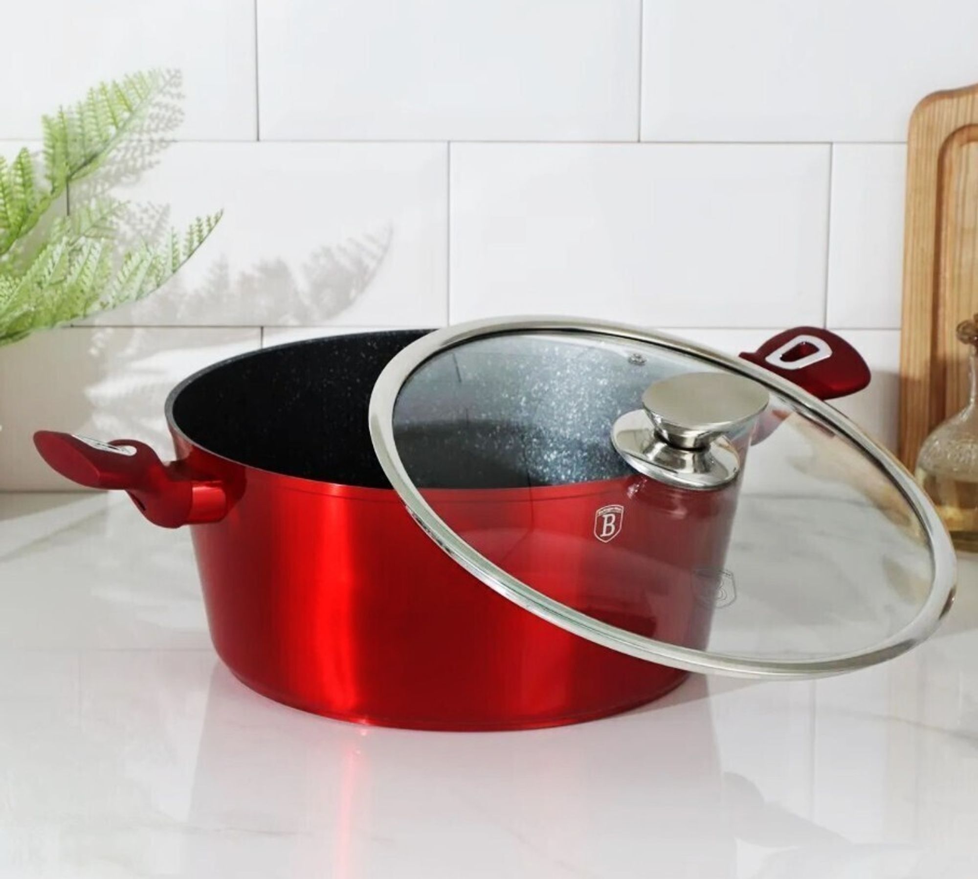 Berlinger Haus Granitbräter BH-6192 30 cm Burgundy