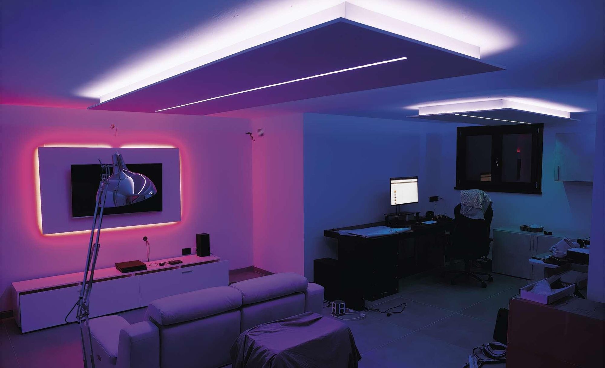 EMOS Smart LED Strip RGB/CCT 5 m, LED pásek s dálkovým ovládáním a aplikací, 16 mil. barev, synchronizace s hudbou, vč. 1,5 m kabelu a adaptéru