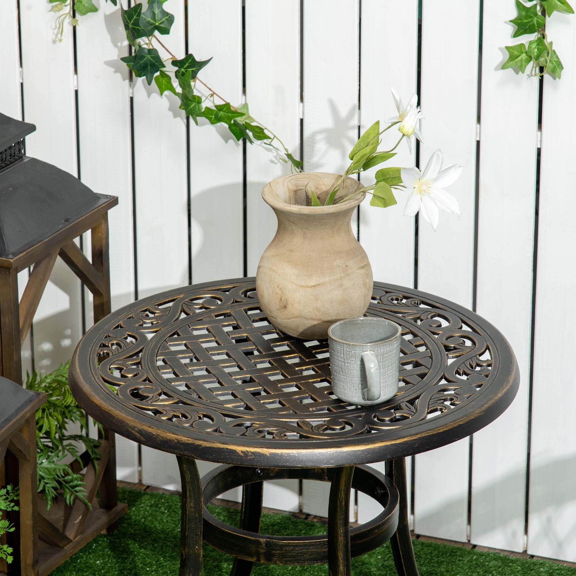 Aluminium Outdoor Ablagetisch