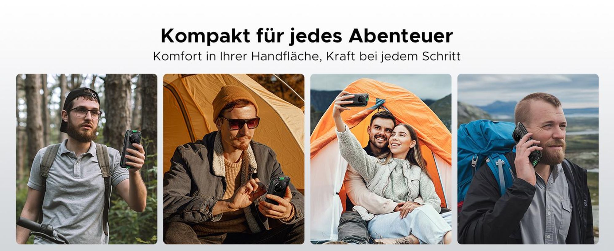 DOOGEE Fire 3 Outdoor Smartphone Handy, 4G, Android 16, IP68/IP69K, 5,5" HD+, 8350mAh, 12+64GB, 13MP, NFC, Gesichtserkennung, ohne Vertrag