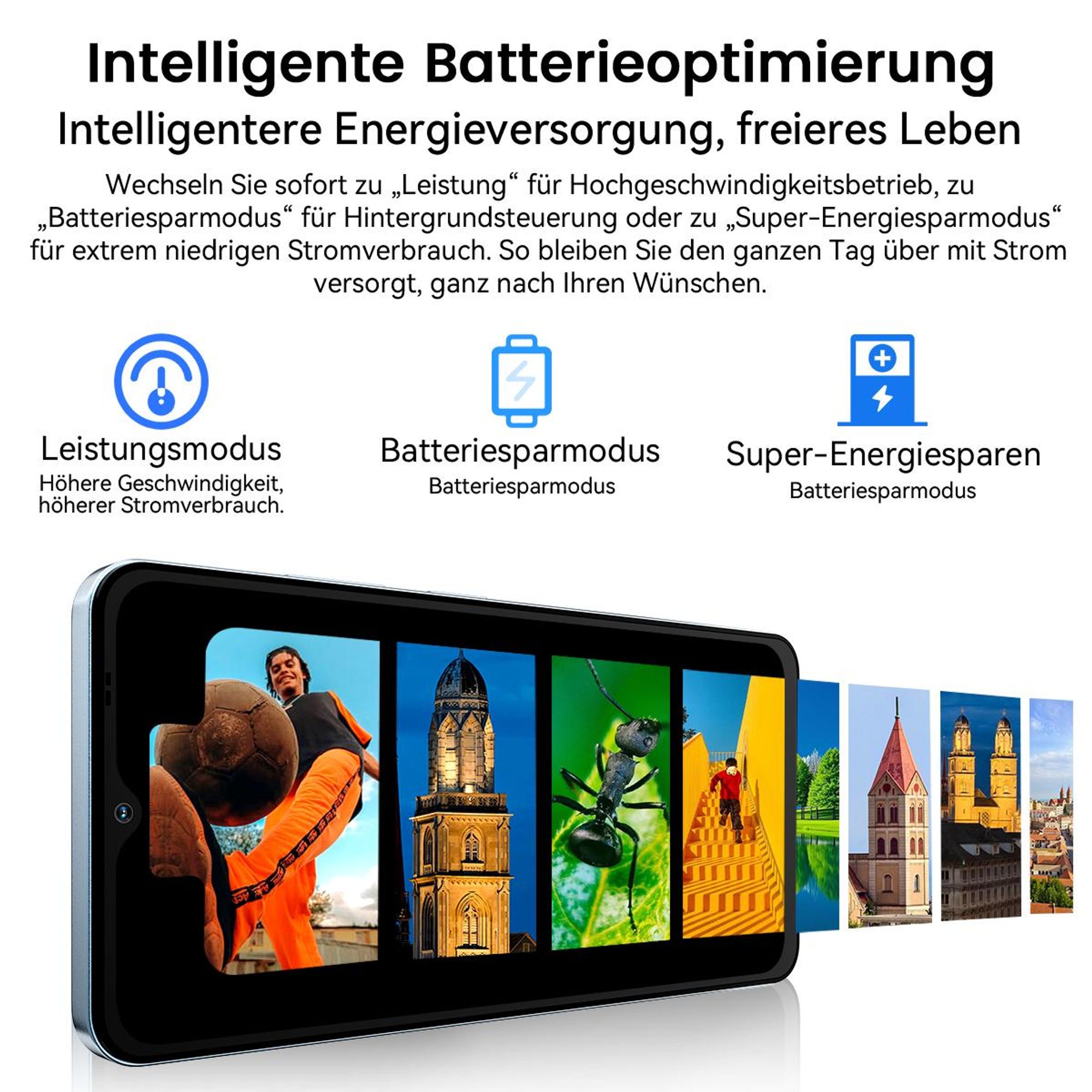 Blackview Wave 9C KI Handy Ohne Vertrag,Android15,12GBRAM+128GBROM,5000mAh,Dual SIM,1080P FHD,Fingerabdruck-Entsperrung