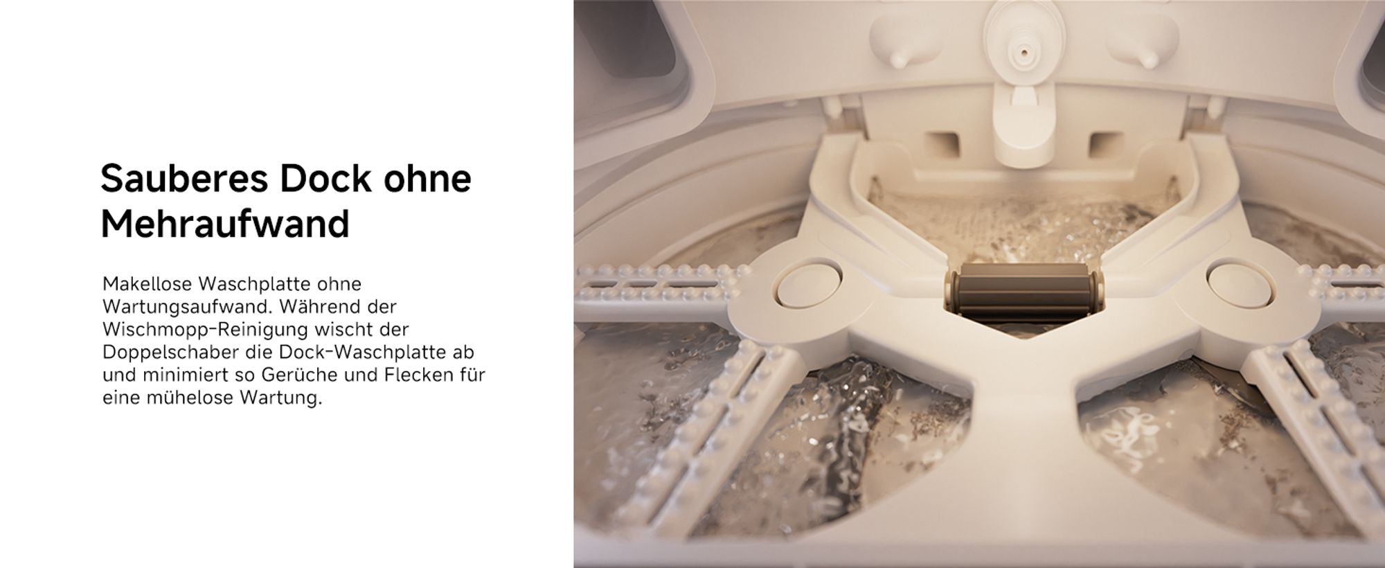 Dreame L40 Ultra AE Roboterstaubsauger mit Wischfunktion 2in1, 19000 Pa Saugleistung, 75 °C Selbstreinigung, Anti-Tangle, Dual-Line-Laser, Weiß