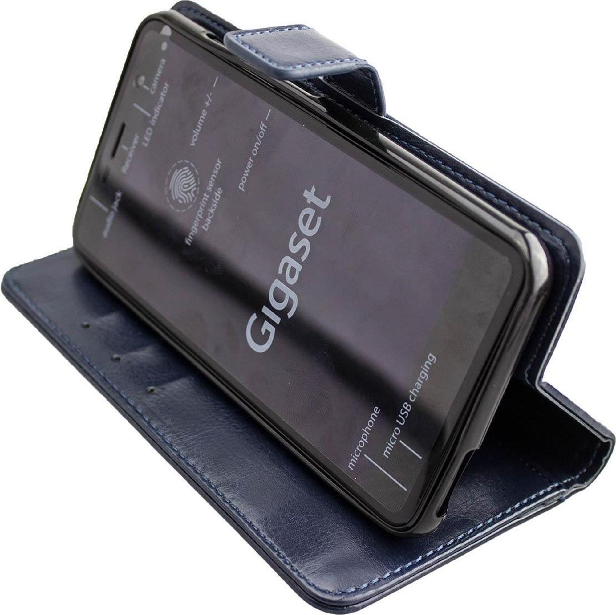caseroxx Handy Hülle Tasche kompatibel mit Gigaset GS160 / GS170 Bookstyle-Case Wallet Case Bild 2