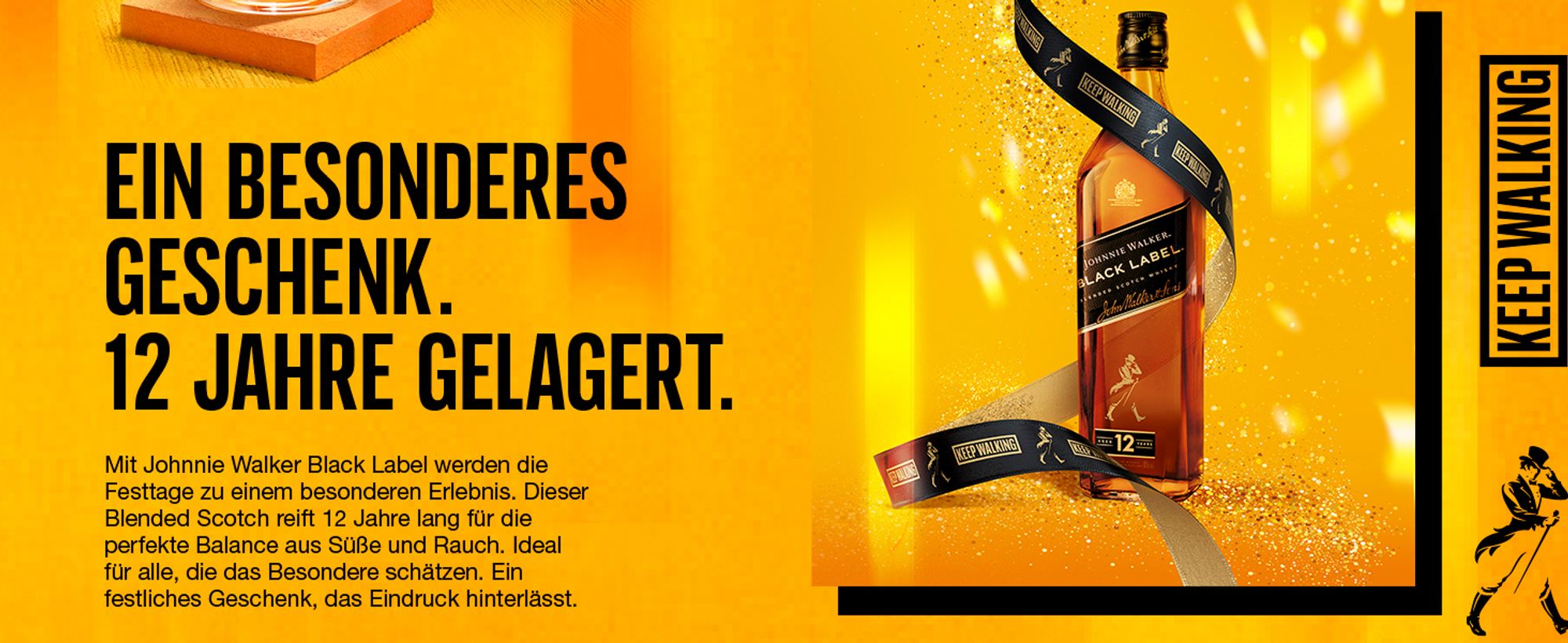 Johnnie Walker Black Label Blended Scotch Whisky | 40 % vol | 0,7 l