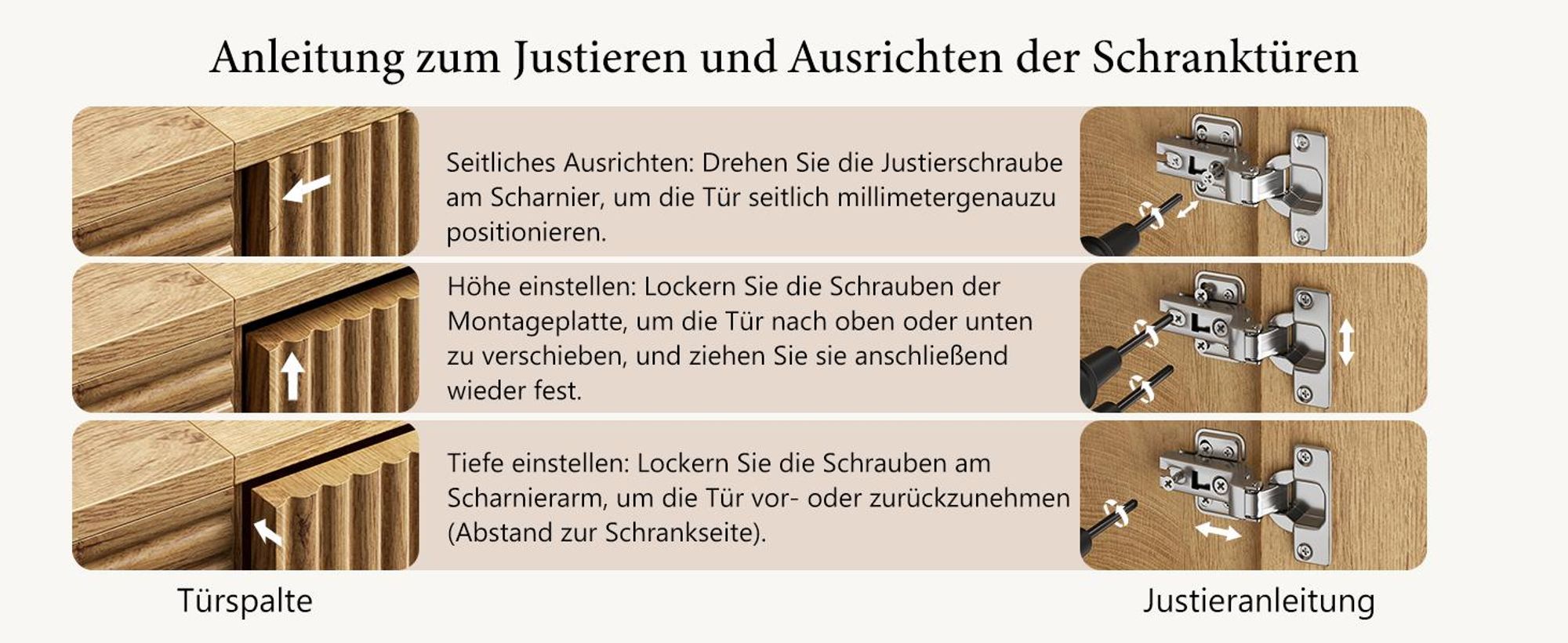 FABATO 155 cm gewellte Konsole mit 2 versteckten Stauraumfächern – schmale Sofatisch in Holzoptik für die Wand, Einstiegs- & Flurtisch für Wohnzimmer