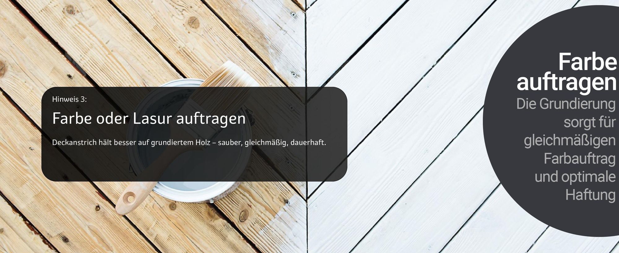 Holzgrundierung – Grundierung für Holz innen & außen Farbe oder Lasur auftragen