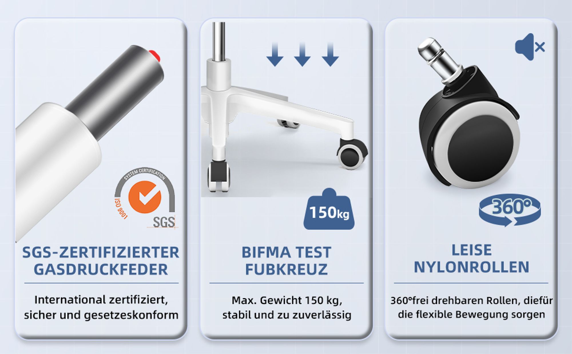 Marodic Bürostuhl Schreibtischstuhl 150kg Bürostuhl Ergonomisch mit 90° klappbaren Armlehnen, Wippfunktion 90°-125° Chefsessel Lordosenstütze, Rosa