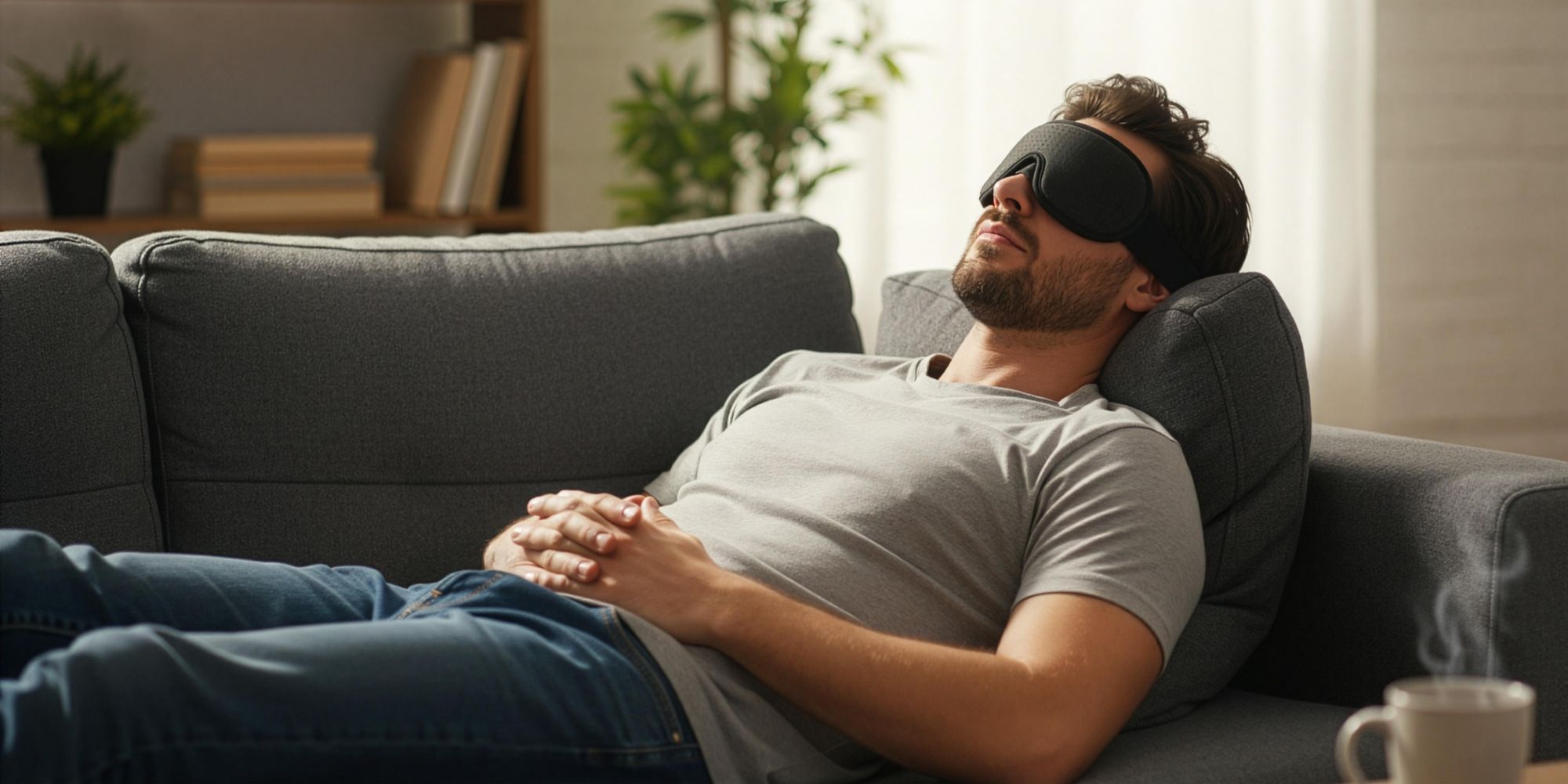 Schlafmaske 3D für Damen & Herren, Augenmaske Verdunkelnd aus Memory Foam, ergonomische Nachtmaske atmungsaktiv & druckfrei, EVI DESIGN Somnia