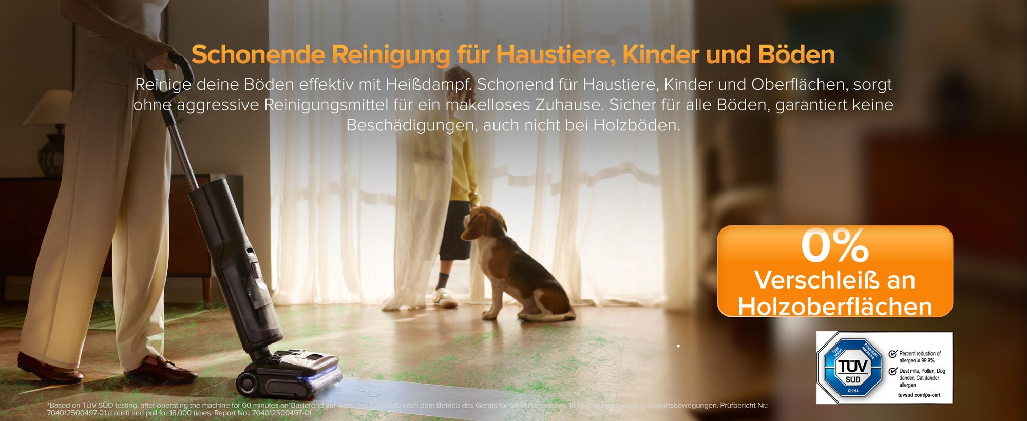Schonende Reinigung