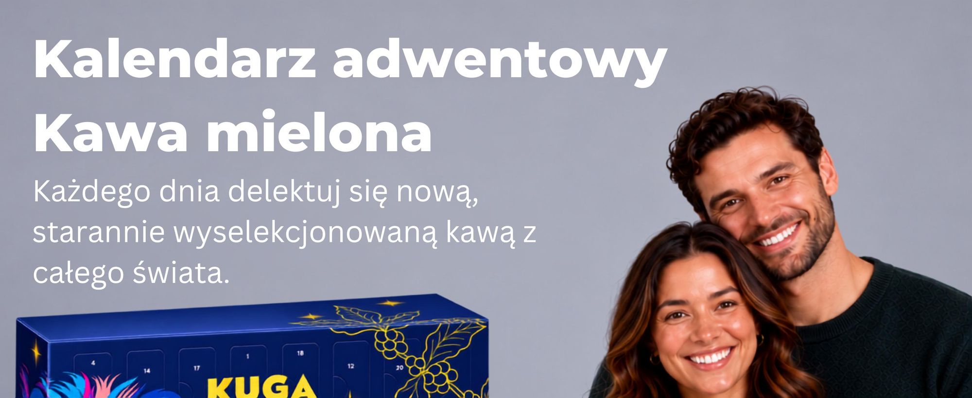 BOXILAND® kawa mielona kalendarz adwentowy 2026, 24 smaki, Fairtrade & bio