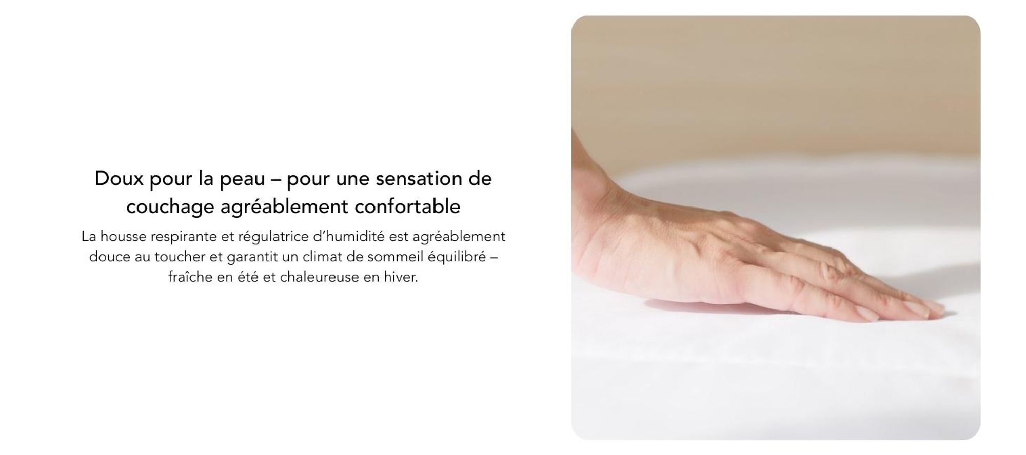 Surmatelas ergonomique en mousse froide | 80 x 200 | pour tous les matelas | XDREAM Pure Surmatelas