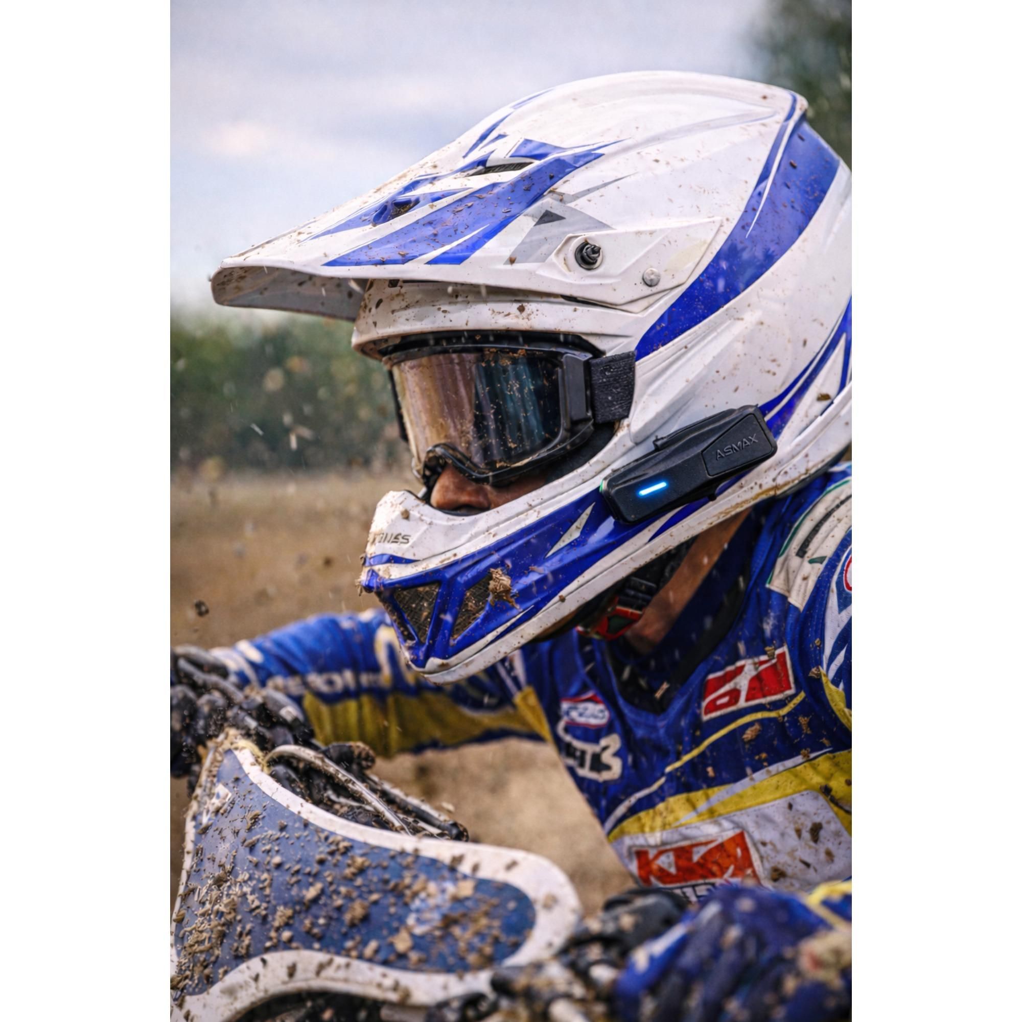 motocyklový interkom balenie reproduktory mikrofón montážna sada