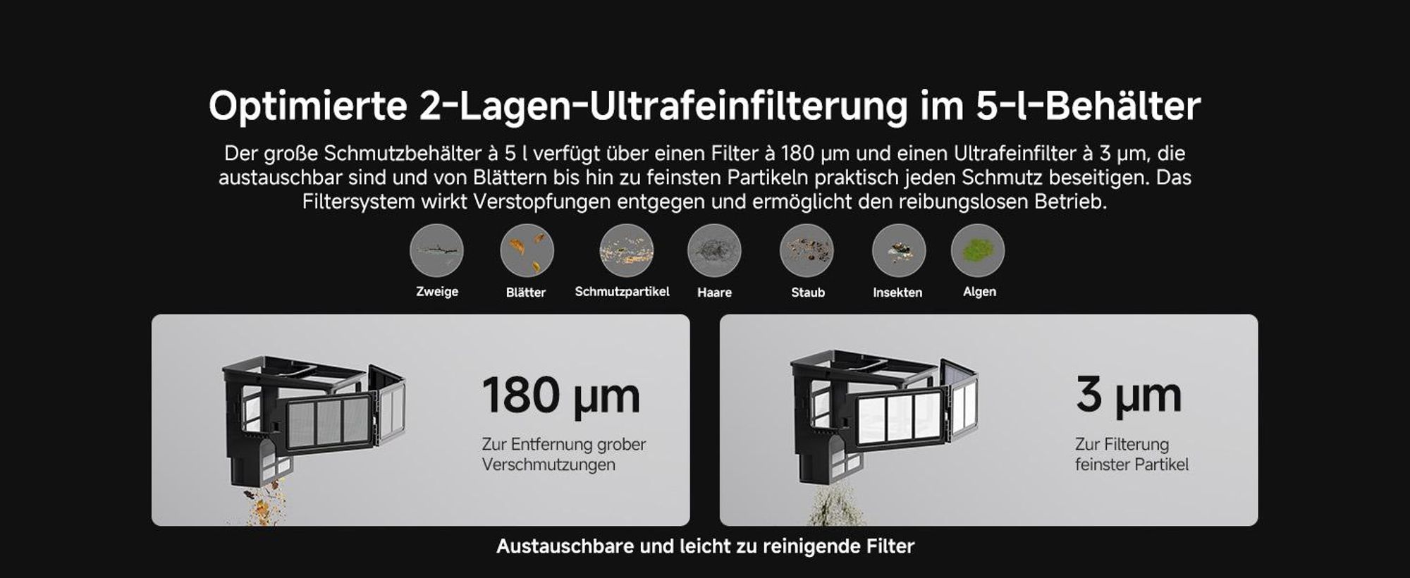 MOVA Rover X10 Roboter-Poolreiniger, 7-in-1 OMNI Clean, 38.000 l/h Saugkraft, KI-Navigation, AquaScan LDS, App-Steuerung