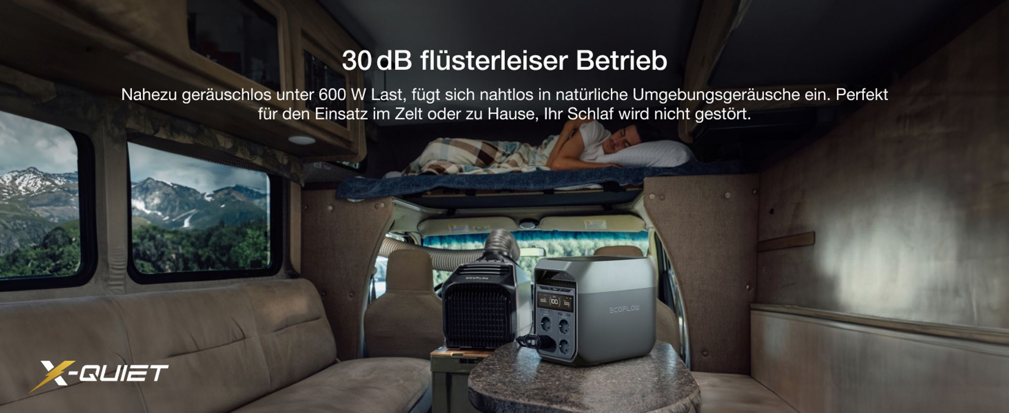 EF ECOFLOW DELTA 3 Tragbare Powerstation, 1 024 Wh Solargenerator, LiFePO4-Batterie, Schnellladung von 0-70% in 30 Min., erweiterbar auf 5 kWh
