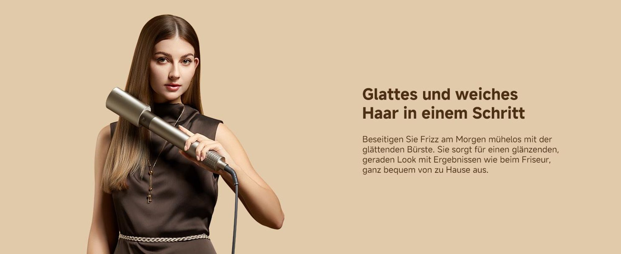 Dreame 6978515253898, Multistyler, Airflow, Tasten, Gold, 1200 W, AC