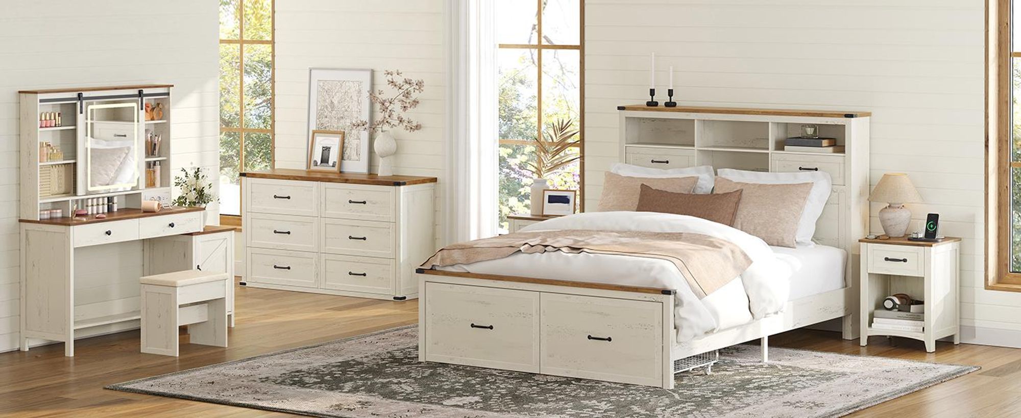 Gestalten Sie Ihr Traum-Schlafzimmer im Landhausstil