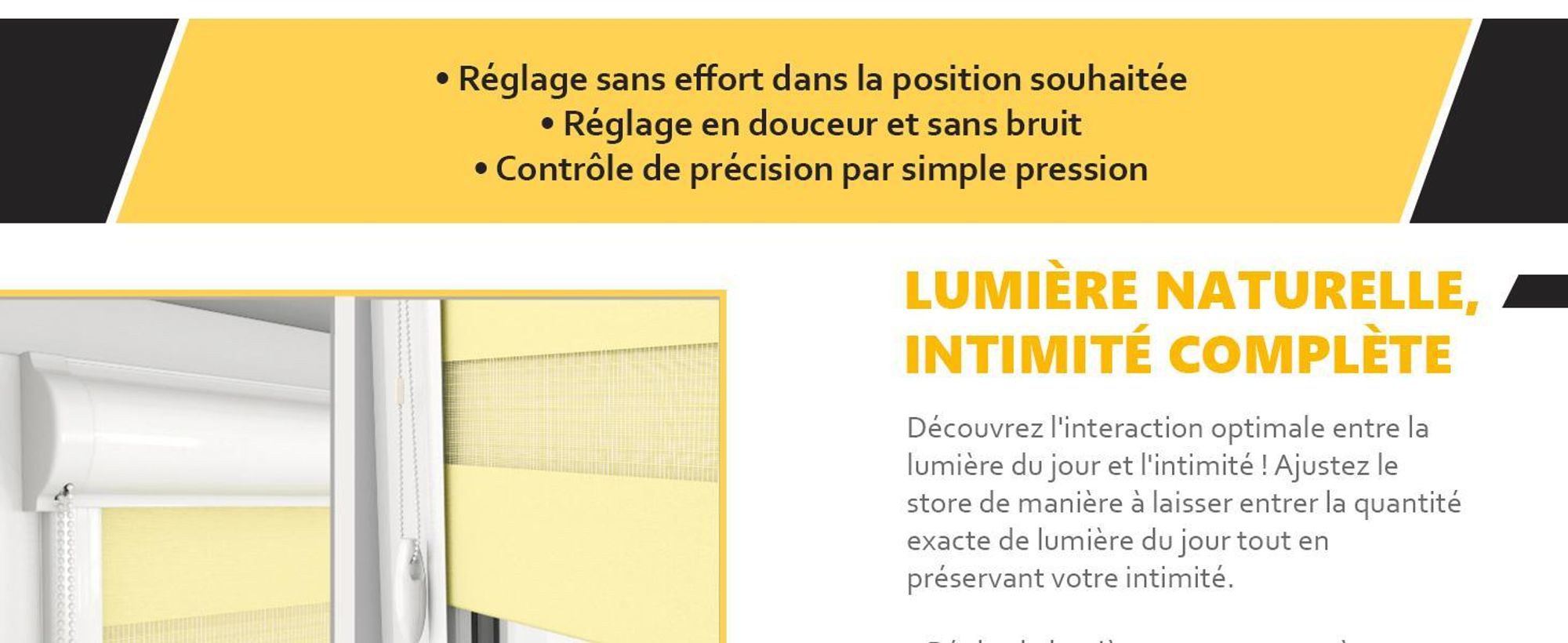 time4blinds – Store Occultant sans Percage – Store Enrouleur – Adhésive, Cassette Aluminium – Gris, 900x2000, Gauche