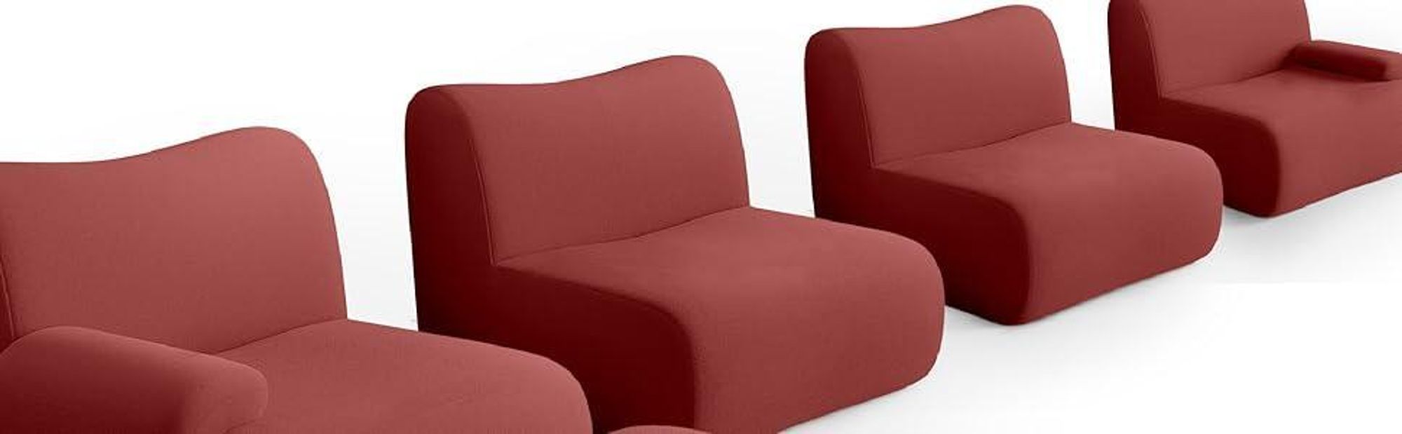 Canapé d'angle modulaire 3 places MILYSOFA SOFATIME avec méridienne, tissu bouclé raffiné, bleu foncé