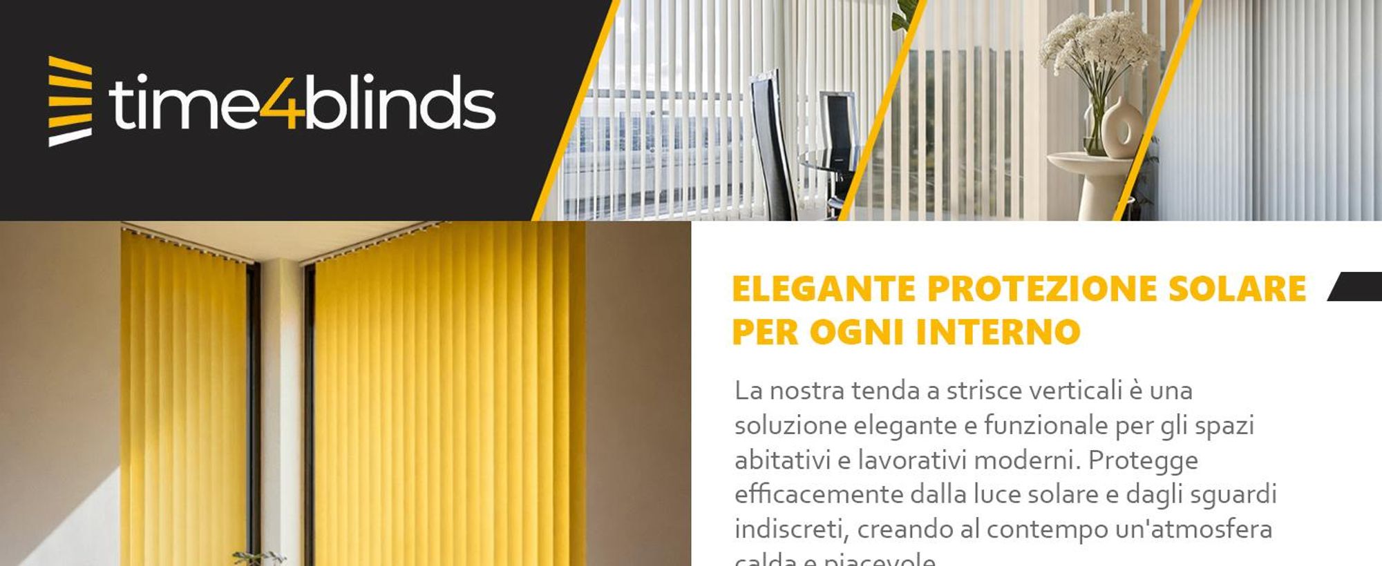 time4blinds, Tenda a lamelle, 150x120 cm, Grigio-beige