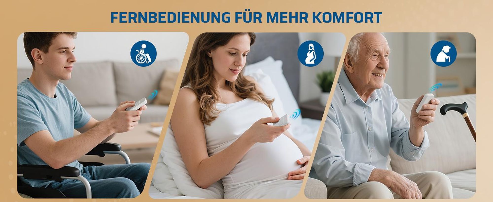 DEWENWILS Funk-Lichtschalter Set 230 V, magnetischer Funkschalter mit Empfänger, drahtlos, Reichweite bis 30 m, erweiterbar, 2300 W