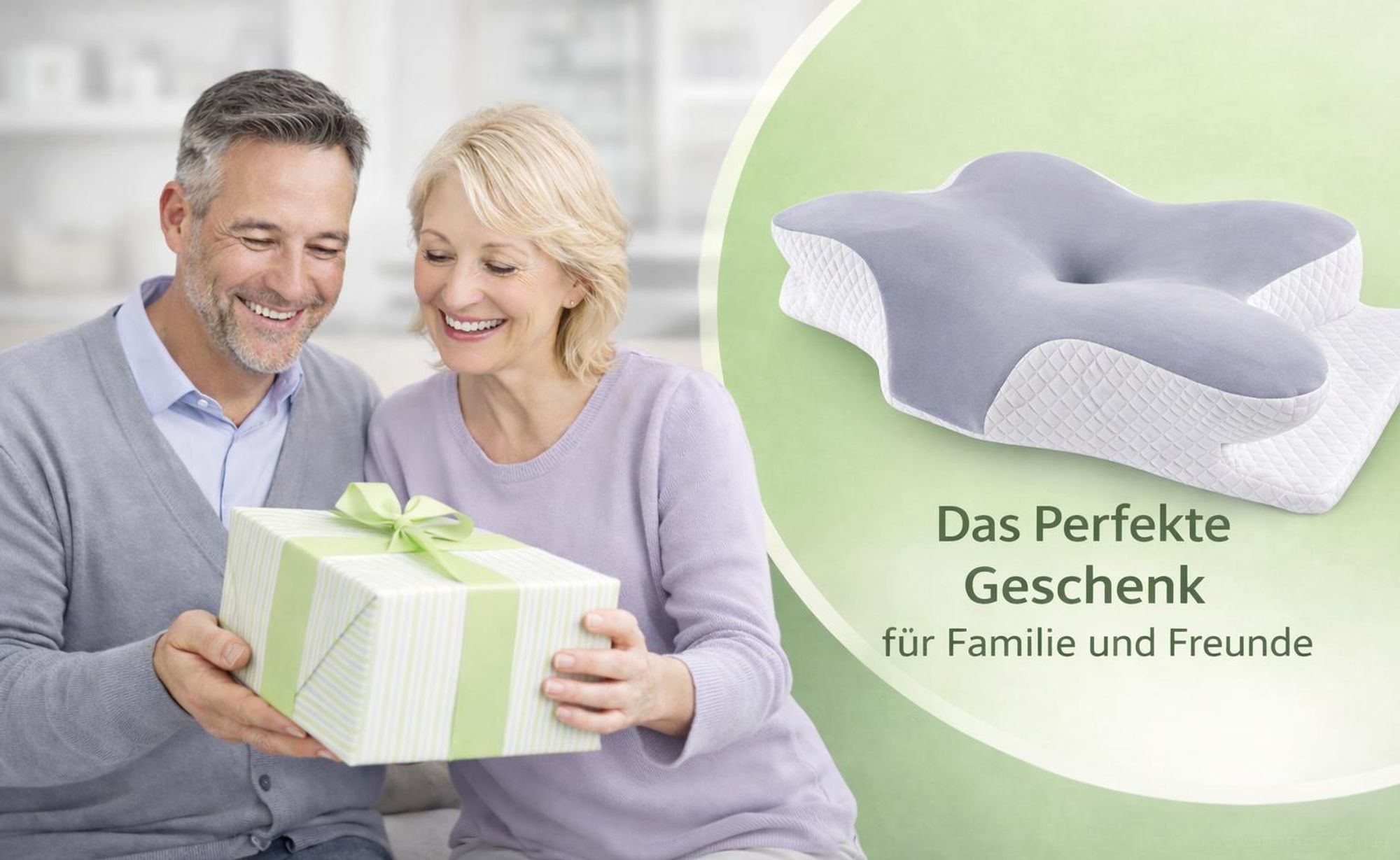Ergonomisches Nackenkissen Memory Foam | Orthopädisch geformtes Schlafkissen für Nacken & Rückenkomfort – YaLiva_Decor®