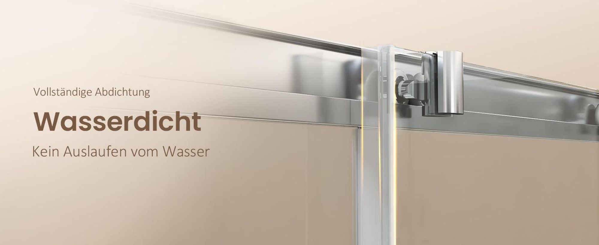 EMKE Duschkabine 80x90x195 cm Eckeinstieg Schiebetür 5mm ESG Sicherheitsglas mit Nano-Beschichtung Doppelrollen & Quick-Release Eckdusche Duschtür