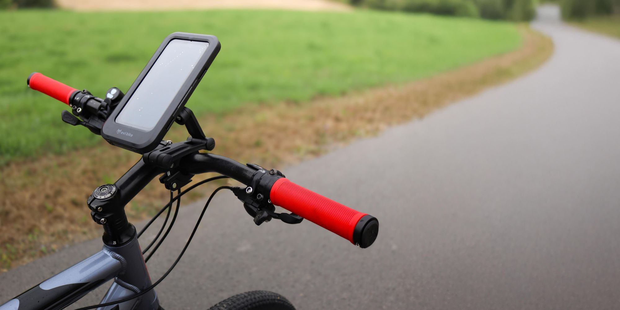 Wasserdichte Handyhalterung Fahrrad & Motorrad IPX6, 360° drehbarer Universal Halter für 4-6.7 Zoll Smartphones, Stoßfest, EVI BIKE Secure360