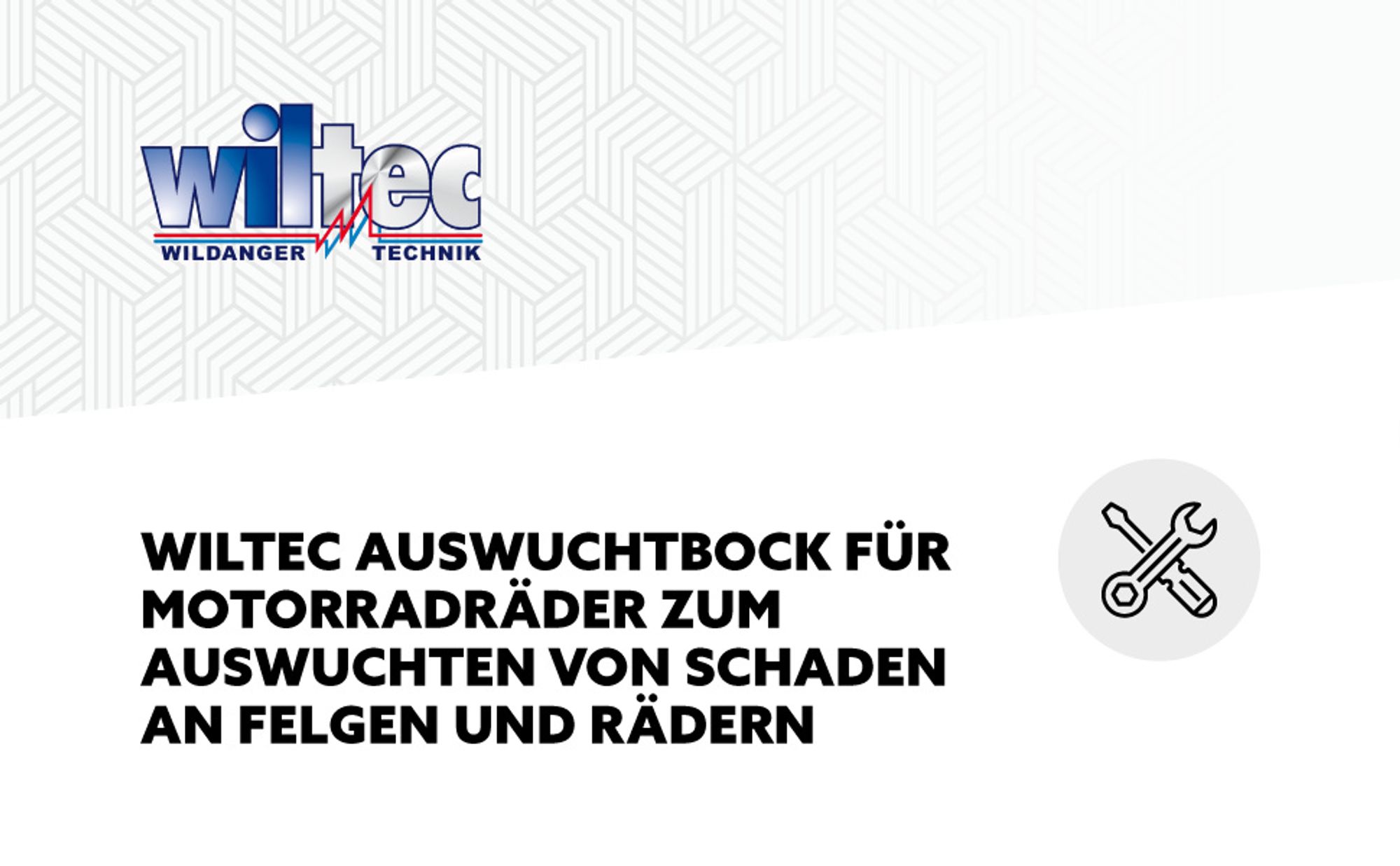 Wiltec Auswuchtbock für Motorradrreifen, für Radgrößen mit Achensdurchmesser 29 mm, zum Auswuchten, Reparatur von Schaden an Felgen und Rädern, Wuchtmaschine