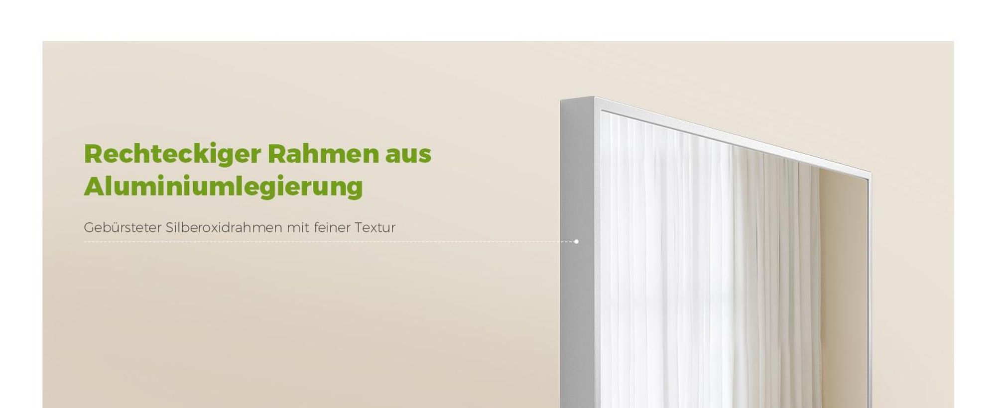 S'AFIELINA Ganzkörperspiegel Standspiegel 160 x 40 cm Silber Metallrahmen Rahmen HD Großer Standspiegel für Ankleidezimmer/Schlafzimmer/Wohnzimmer