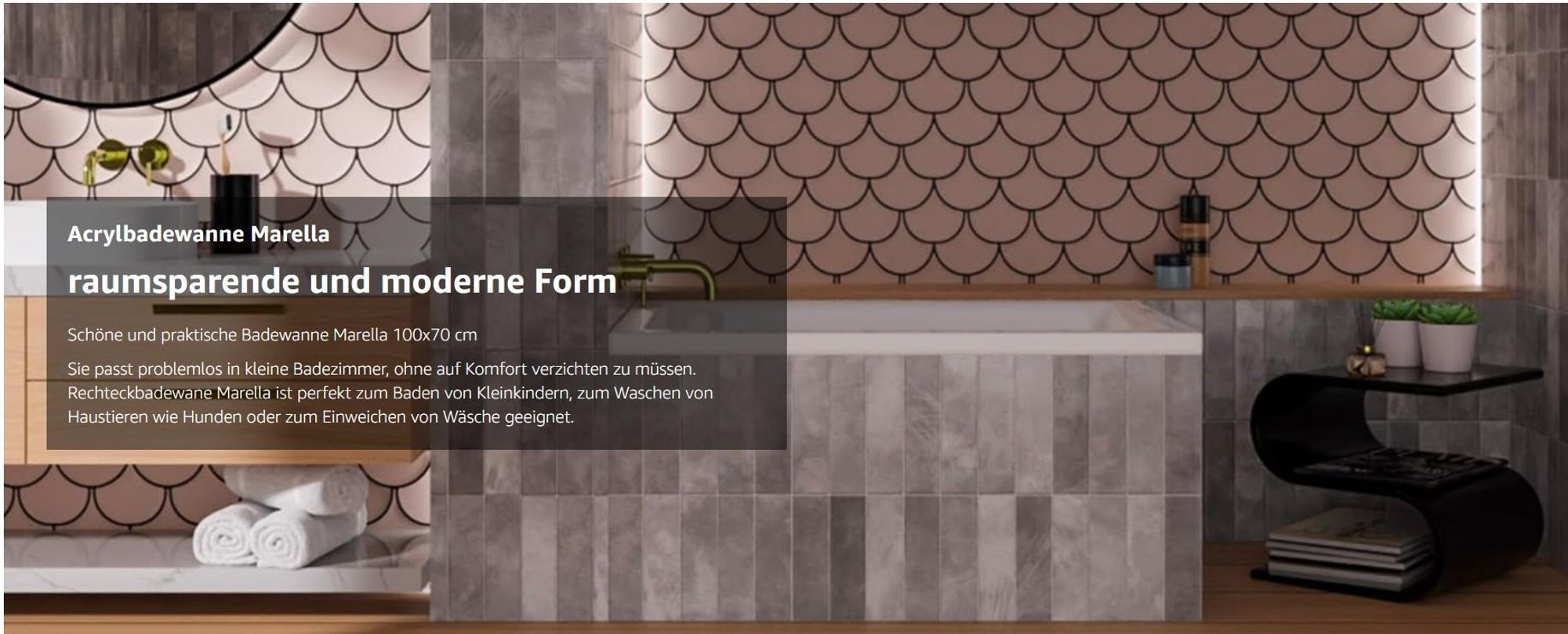 Badewanne Marella klein