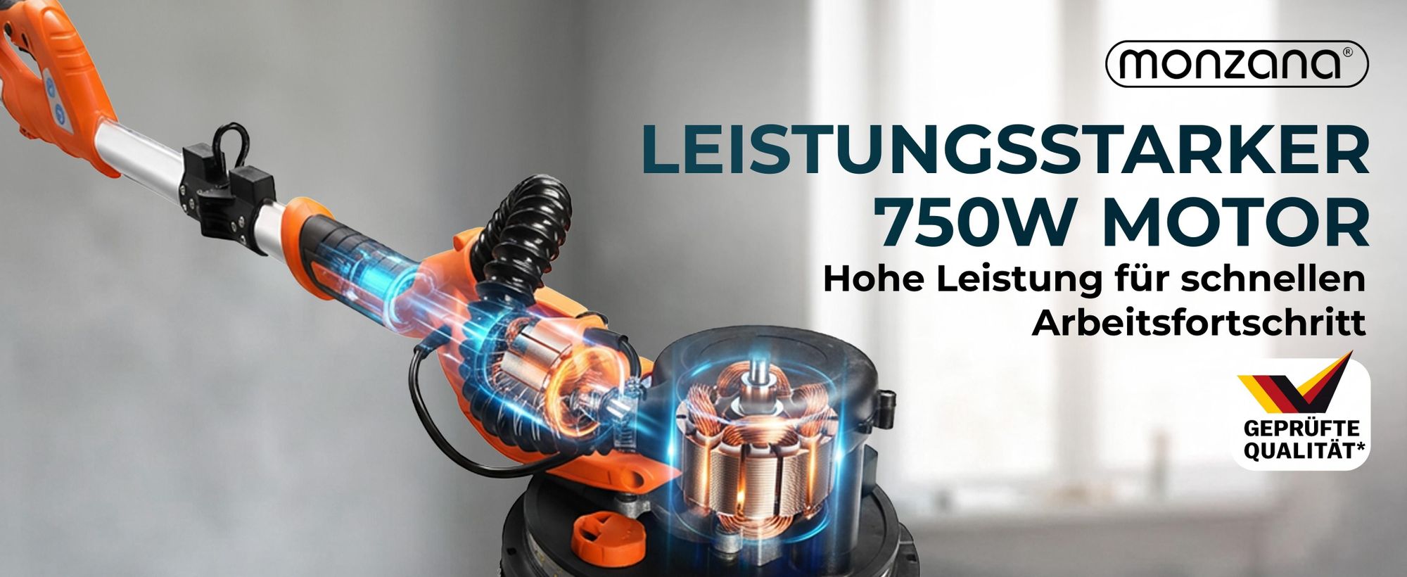 MONZANA Trockenbauschleifer 750 Watt