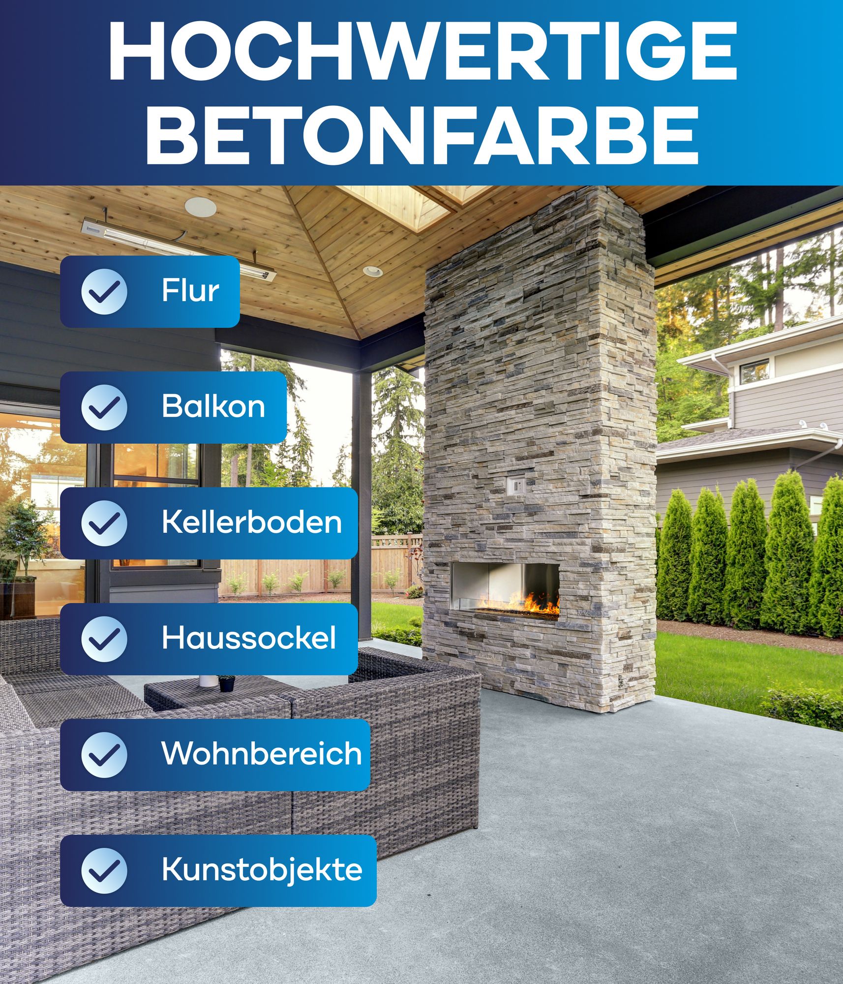 Plid Garagenbodenbeschichtung 2,5L Silbergrau – für ca. 18m² / Betonbodenfarbe & Versiegelung – Bodenbeschichtung Garage, abriebfest & strapazierfähig