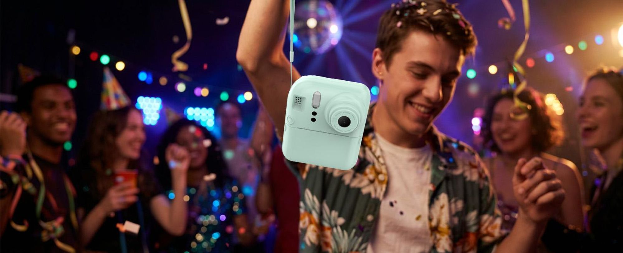 Instant Kamera 12MP, Thermodruck, HD-Videoqualität, Spiele, MP3-Funktion