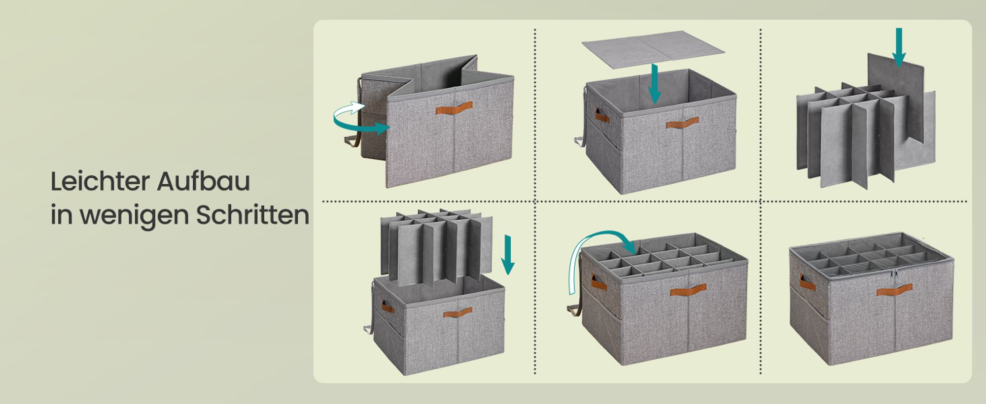 Schuh-Organizer, Schuhaufbewahrung, für 16 Paar Schuhe, Schuhbox, platzsparend, Aufbewahrungsbox mit transparentem Deckel, anpassbar