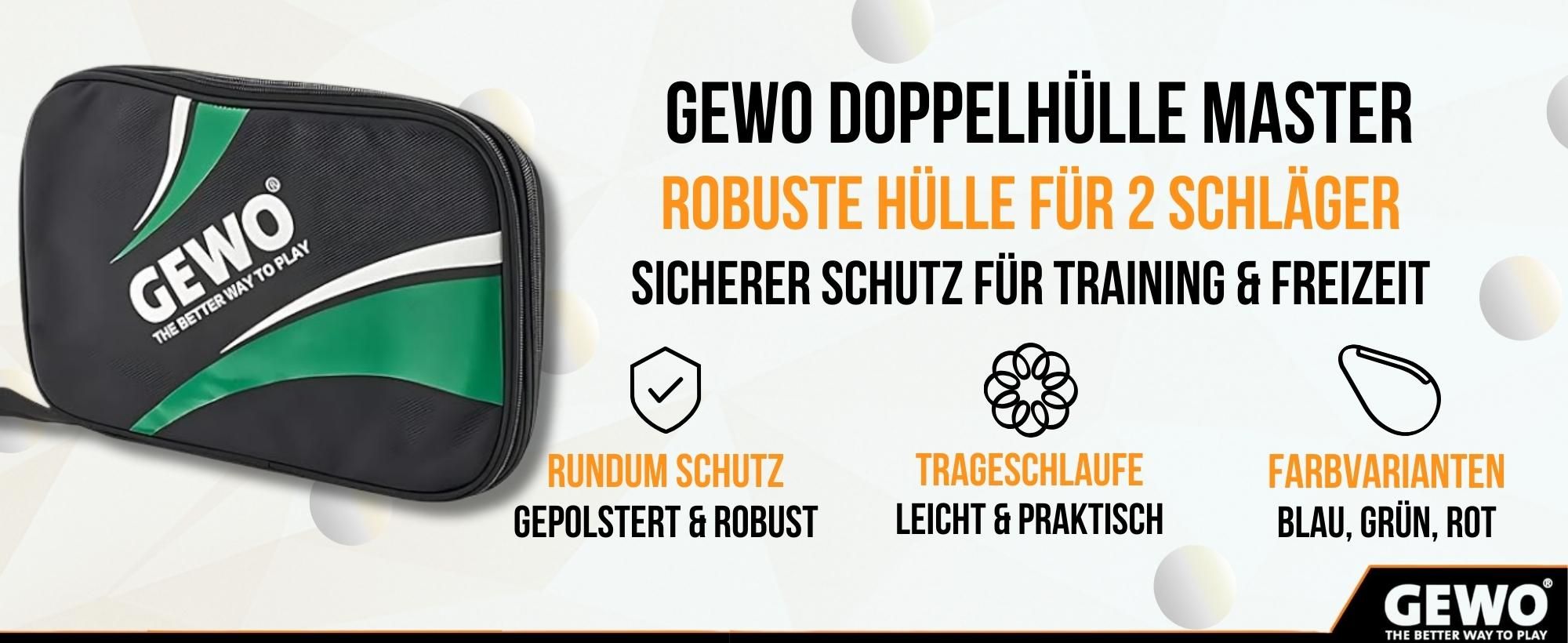 Tischtennisschlägerhülle 2, Tischtennisschläger Hülle