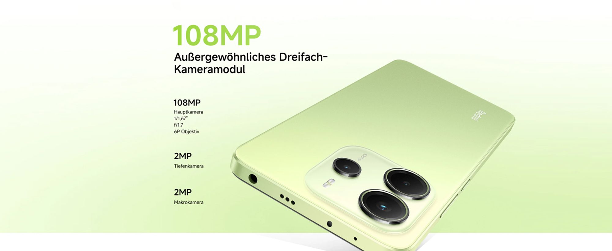 Redmi Note 14 256GB (Lime Green, HyperOS, 8 GB)