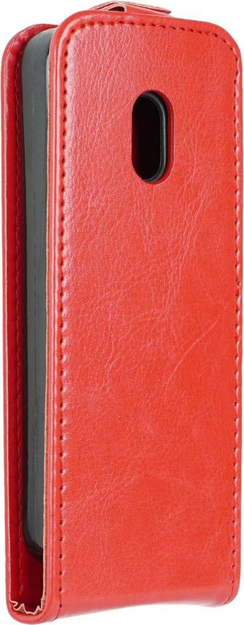caseroxx Schutz Tasche Hülle Flip Cover kompatibel mit Nokia 235 4G (2024) / 215 4G (2024) / 220 4G (2024), Smartphone Tasche Flip Cover in rot Bild 3