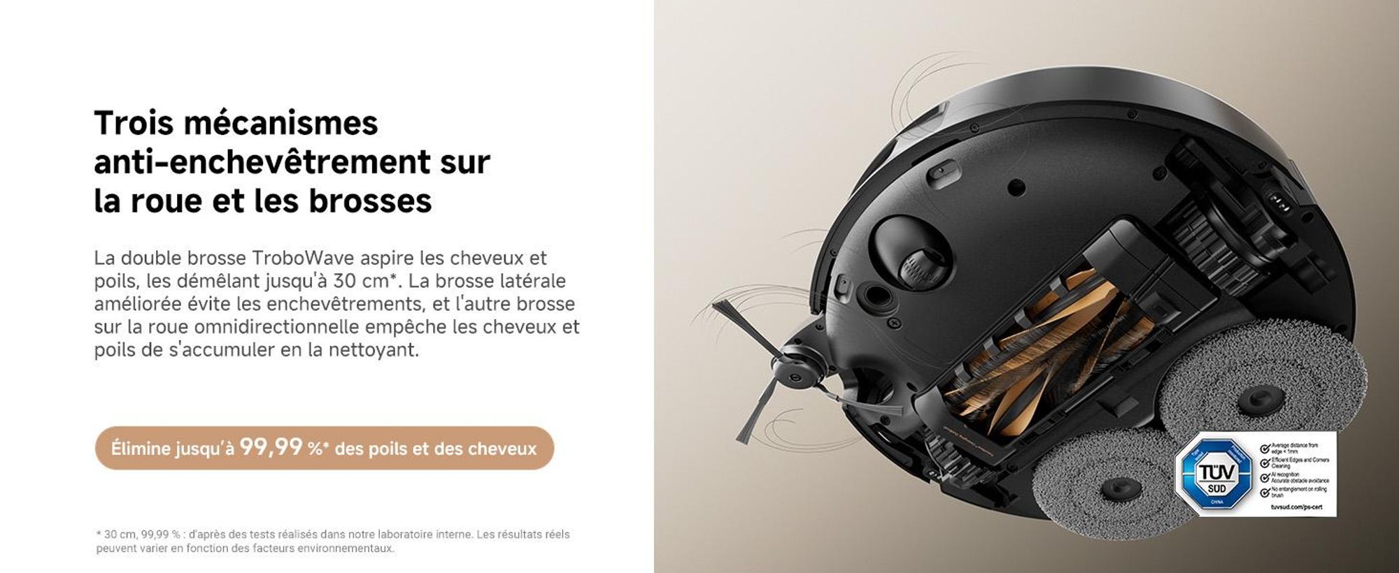 MOVA P50s Ultra Robot d'Aspiration et de Balayage, 24 000 Pa, Station d'Aspiration Automatique, Franchissement Obstacles StepMaster, Navigation Dual-L