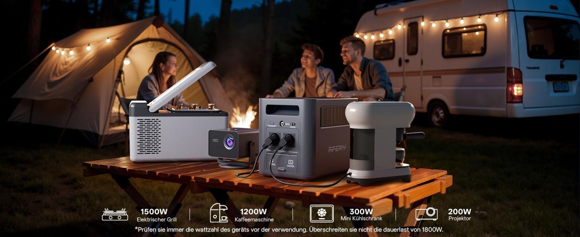 AFERIY Nomad1800 Pro Kit Solare 1024Wh Espandibile Pannello 400W
