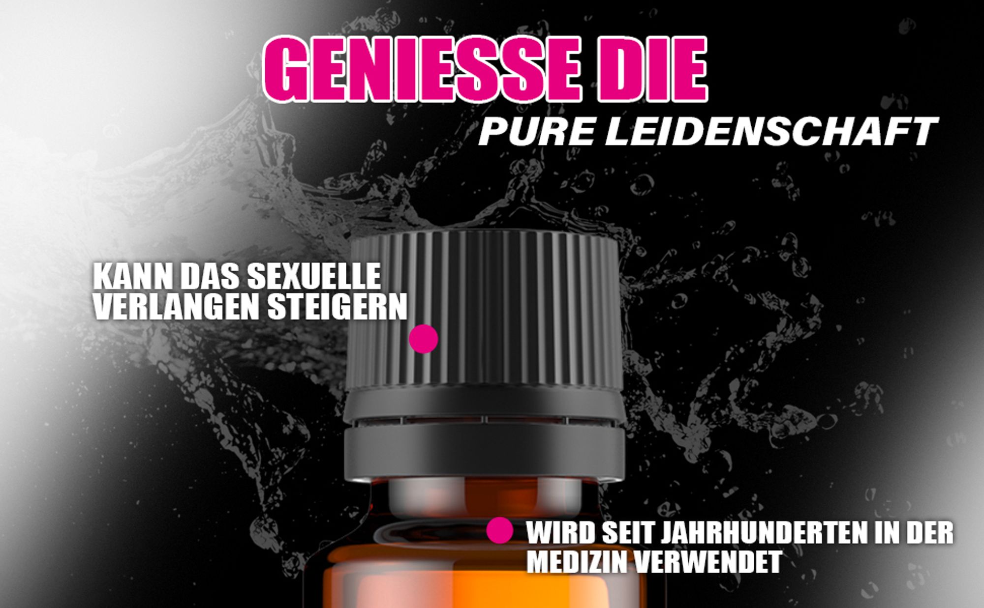 Saint Nutrition® Spanische Fliege Drops für Frauen - Libo Booster - Libido - for Ladies – Libido steigern – mit Sofortwirkung – für Ihr Liebesleben