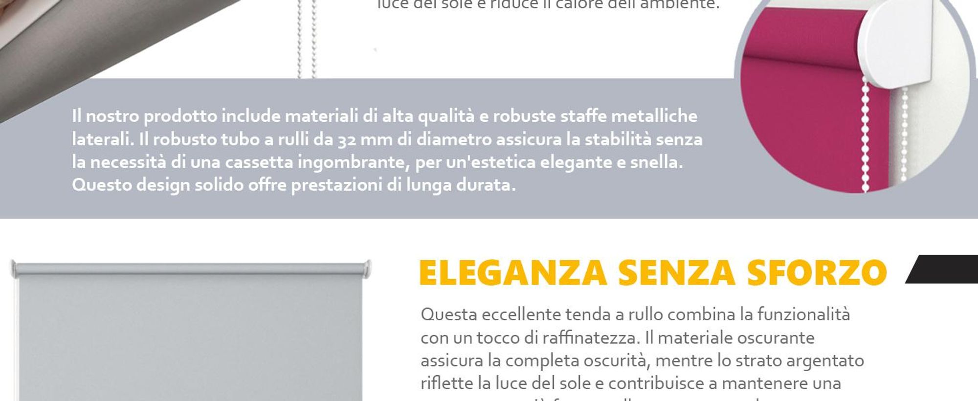 time4blinds, Tenda oscurante, da parete o da soffitto, UV, 110x180 cm, Verde bosco, Sinistra