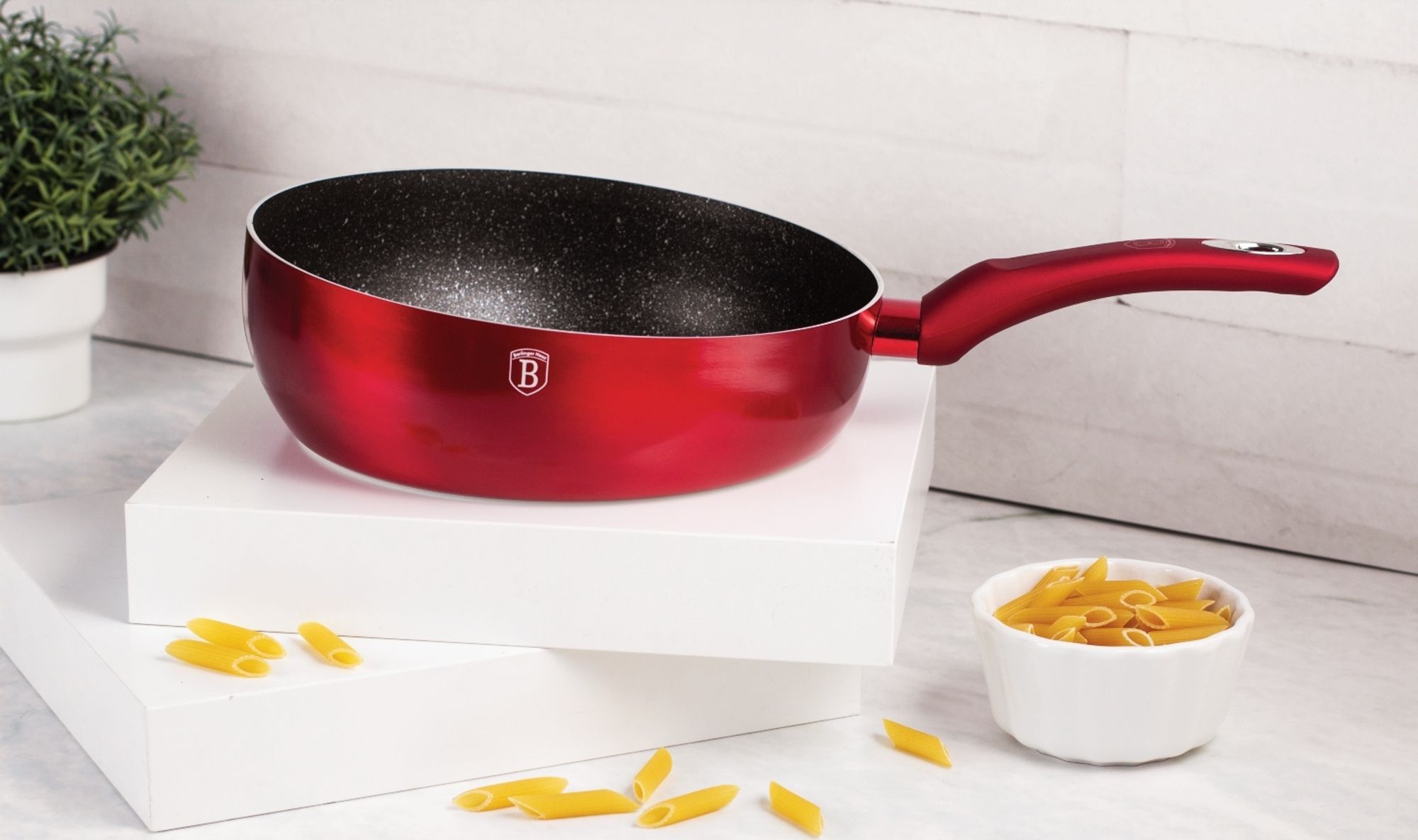 Berlinger Haus Wokpfanne BH-1302 26 cm Rot