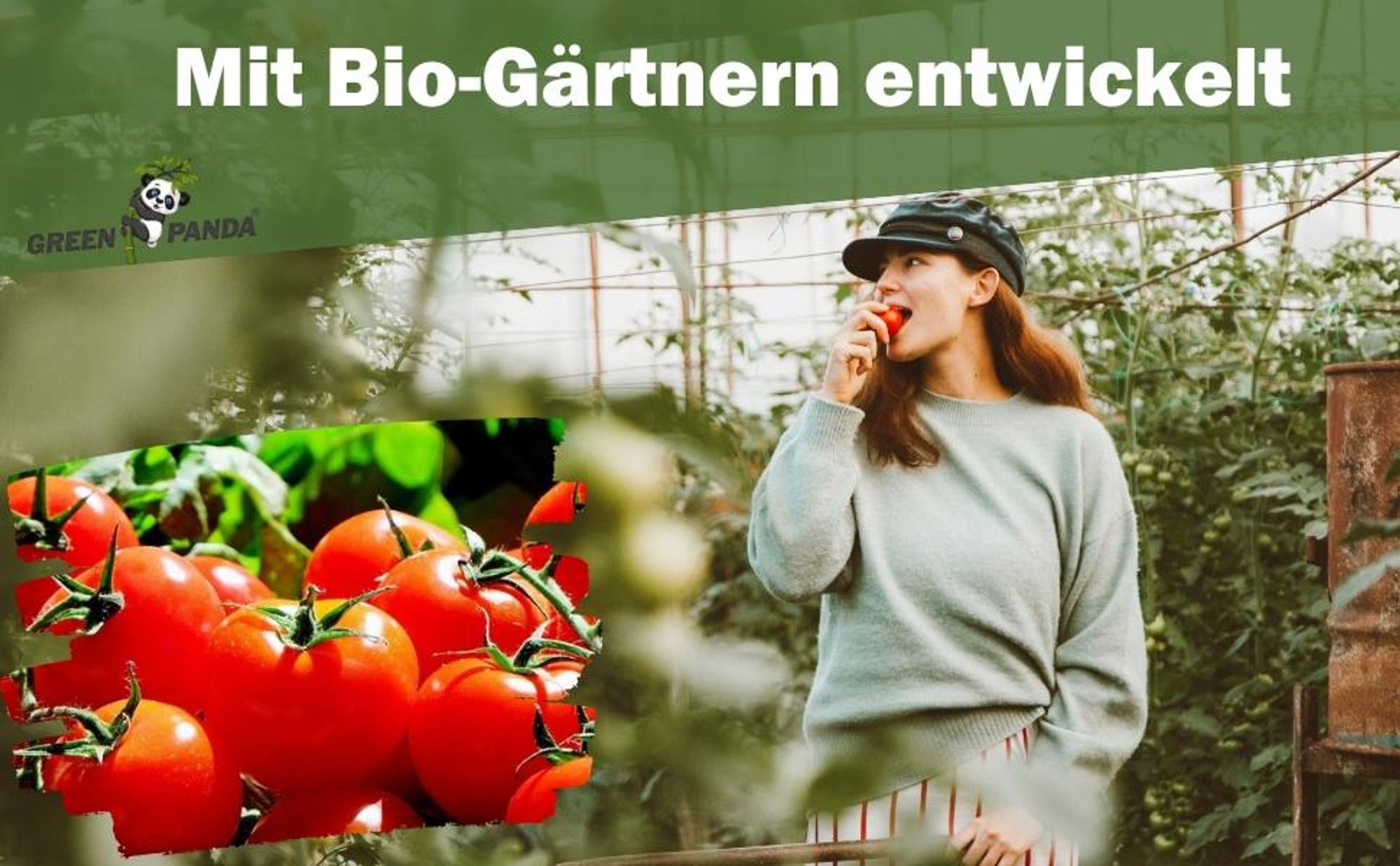 GreenPanda  Calciumdünger für Tomaten - Tomatendünger - Verbessert Ernte & Geschmack! - 1 Liter  Tomatendünger