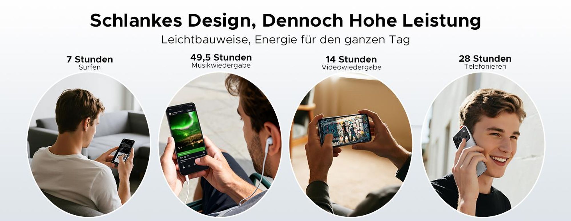 DOOGEE Note 56 Smartphone Handy, Android 16, 6,56" 90Hz HD+, 6150mAh Akku, 24GB RAM+64GB ROM, 4G Dual-SIM, 8MP, Gesichtserkennung, OTG, ohne Vertrag
